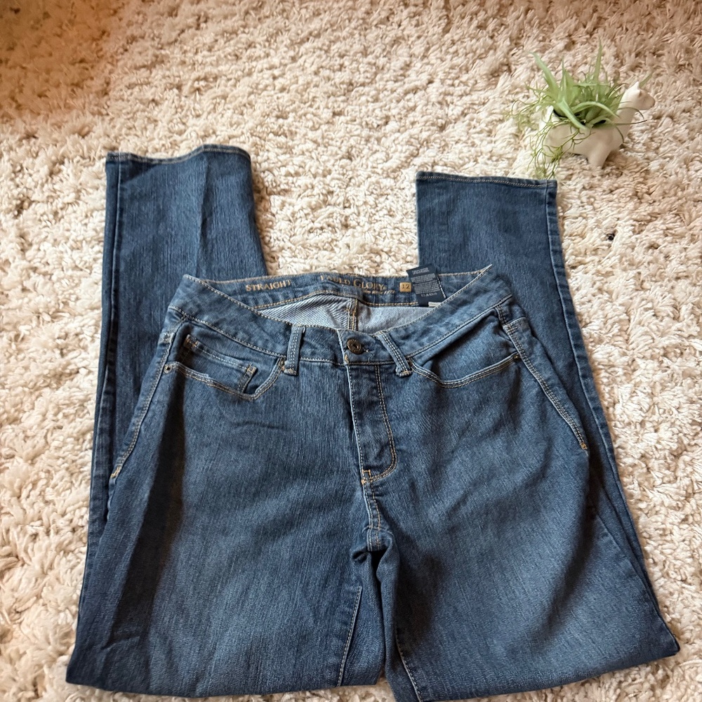 Classic Women's Straight Leg old school vintage faded glory thick durable Blue J